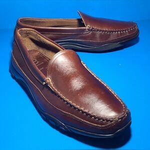 Allen Edmonds Boulder Men's Brown Leather Loafers Slip On  Shoes Size 11 .5 E US